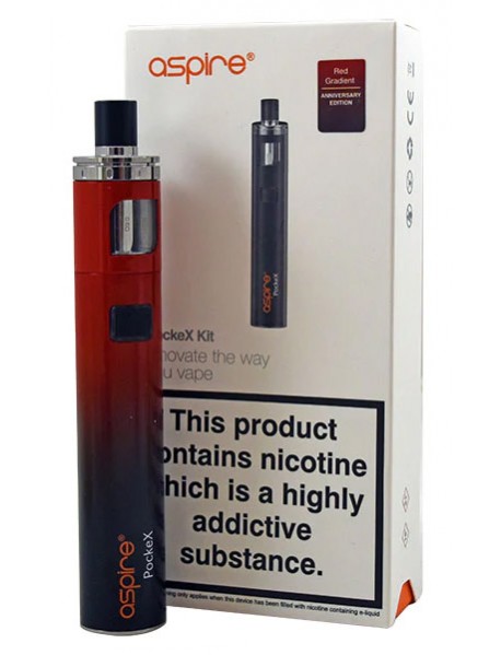 Kit Aspire POCKEX 1500 mAh - rosu gradient