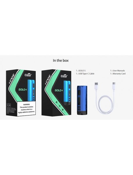 Mod Eleaf iSolo S  - blue