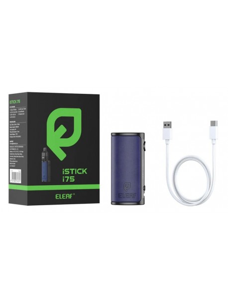 Mod Eleaf iStick i75, 3000mAh, 75W  - albastru