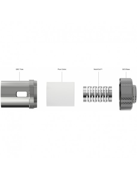 Rezistenta AIO QCS NotchCoil  0.25ohm