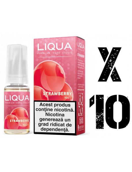 Pachet PROMO 10 x Liqua Capsuni 10ml